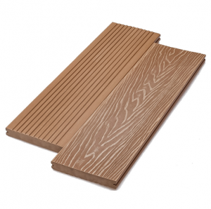 Террасная доска из ДПК Deckart Monolit 3D Орех