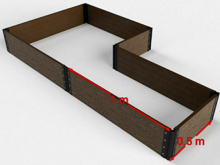 Угловой стыковочный элемент 90 градусов.